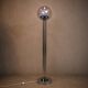 Vintage Italian Space Age floor lamp chrome and glass (70s)