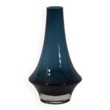 Vintage Blue Vase Erkkitapio Siiroinen Riihimäen Lasi