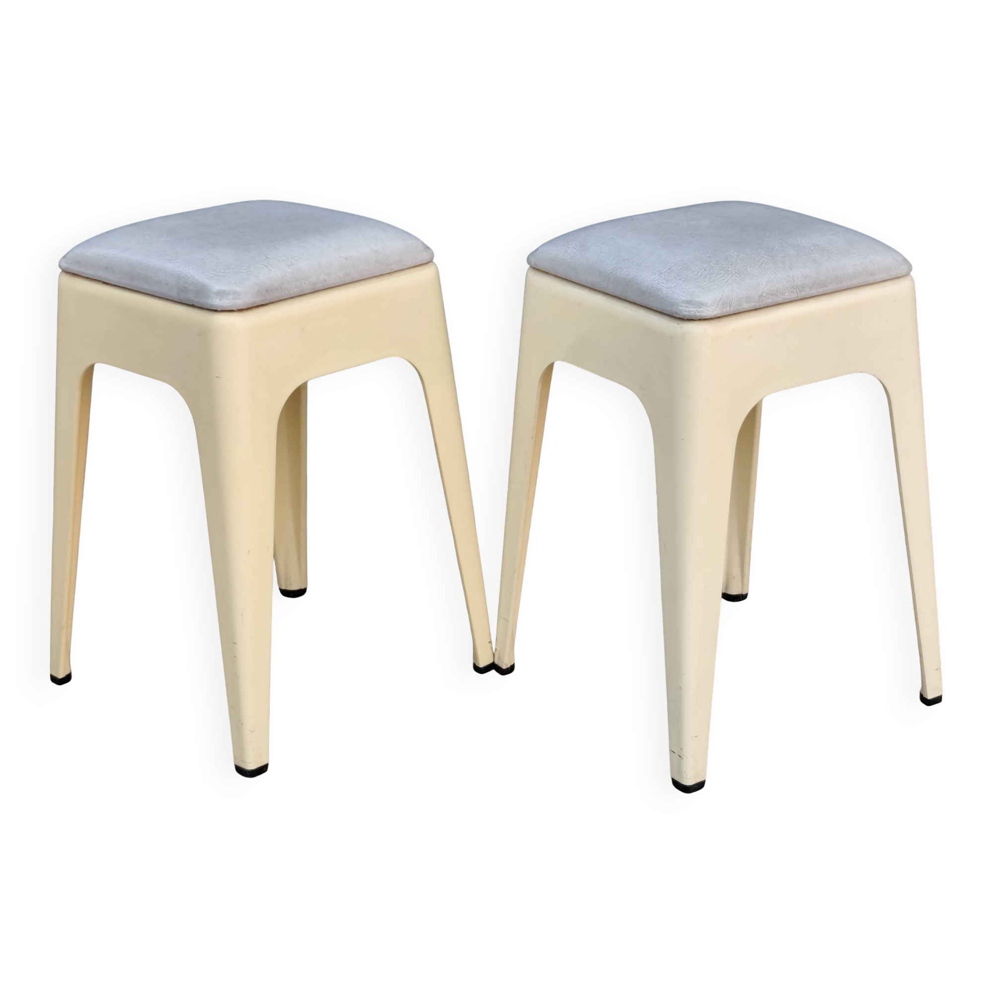 Pair of vintage "ami" stools