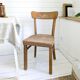 Chaise vintage Frankfurter en bois massif Mid-Century design classique pour
