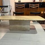 Table basse en travertin