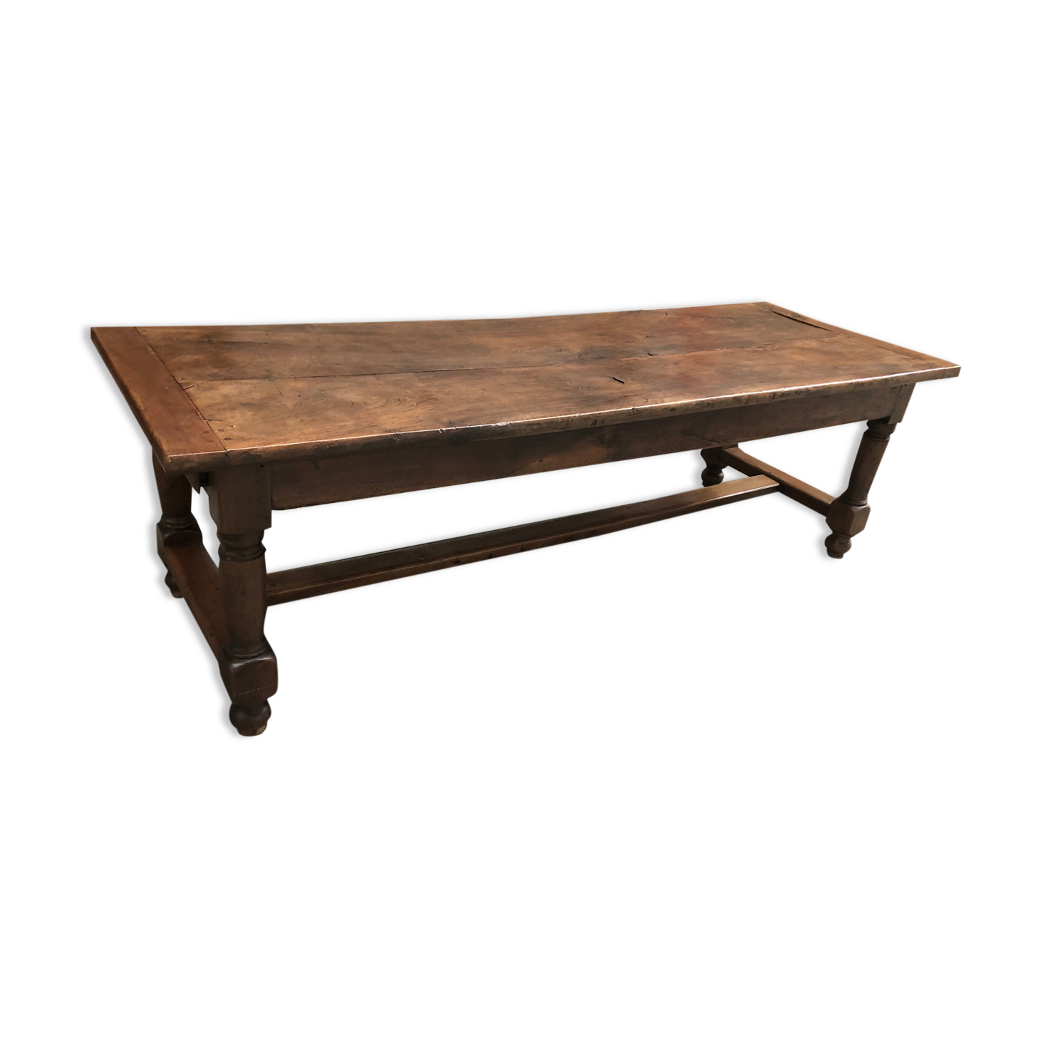 large old walnut farmhouse table