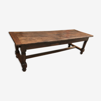 large old walnut farmhouse table