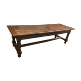 large old walnut farmhouse table