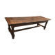 large old walnut farmhouse table