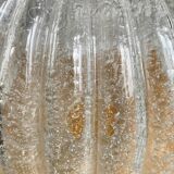 Vintage German DORIA Suspension in Cracked Glass 1960s