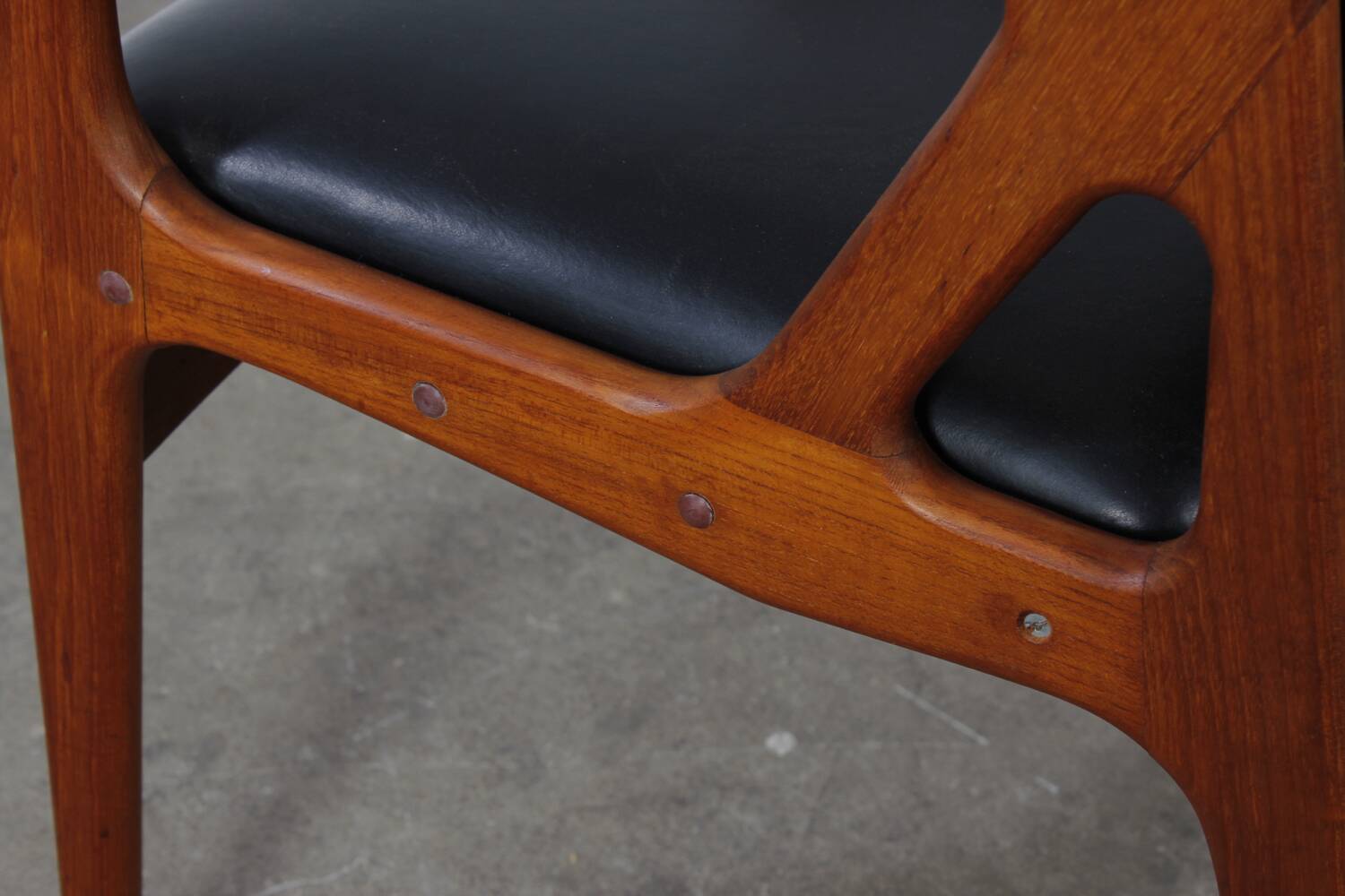 Vintage Teak Stuhl Design Arne Vodder Danish Mid Century