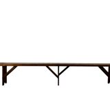 XL vintage solid wood bench / bench