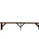 XL vintage solid wood bench / bench