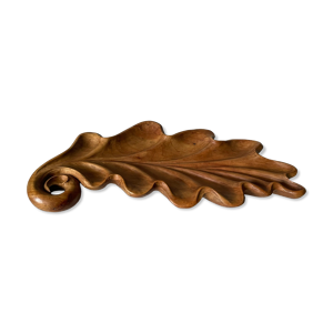 vide-poche en bois sculpté