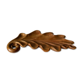 Pocket empty in carved wood 50cm