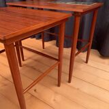 A set of three side tables, Denmark, 1960s