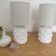 Pair of repainted vintage vases