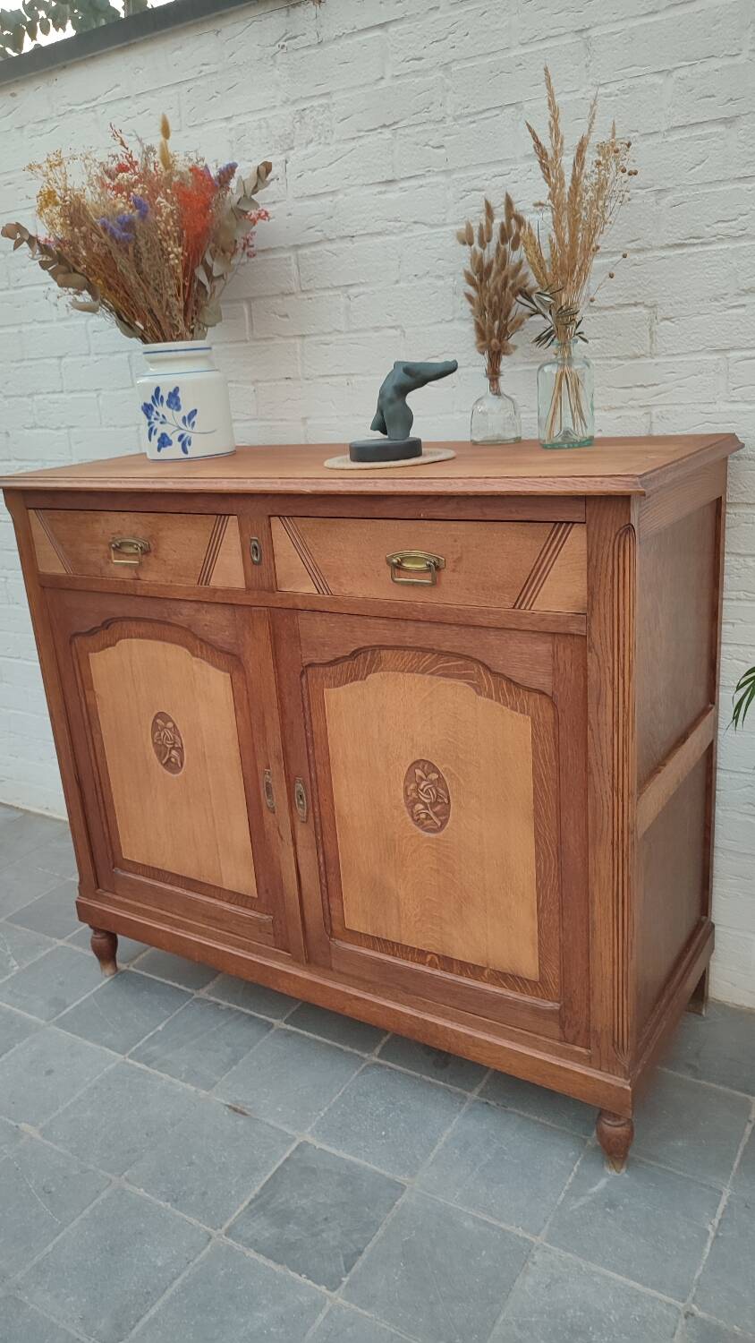 Art Deco oak sideboard