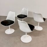 4x Eero Saarinen Swivel Chairs by Knoll