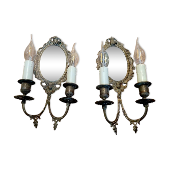 Louis XV style wall lights