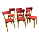 Set of 6 vintage bistro chairs