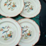 Set of six HBCM dessert plates
