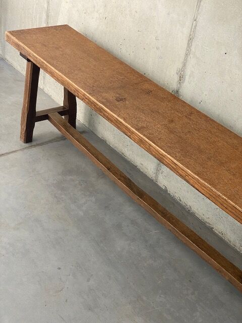 Wooden bench