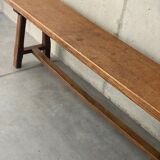 Wooden bench