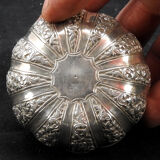 German silver box shaped like pumpkin