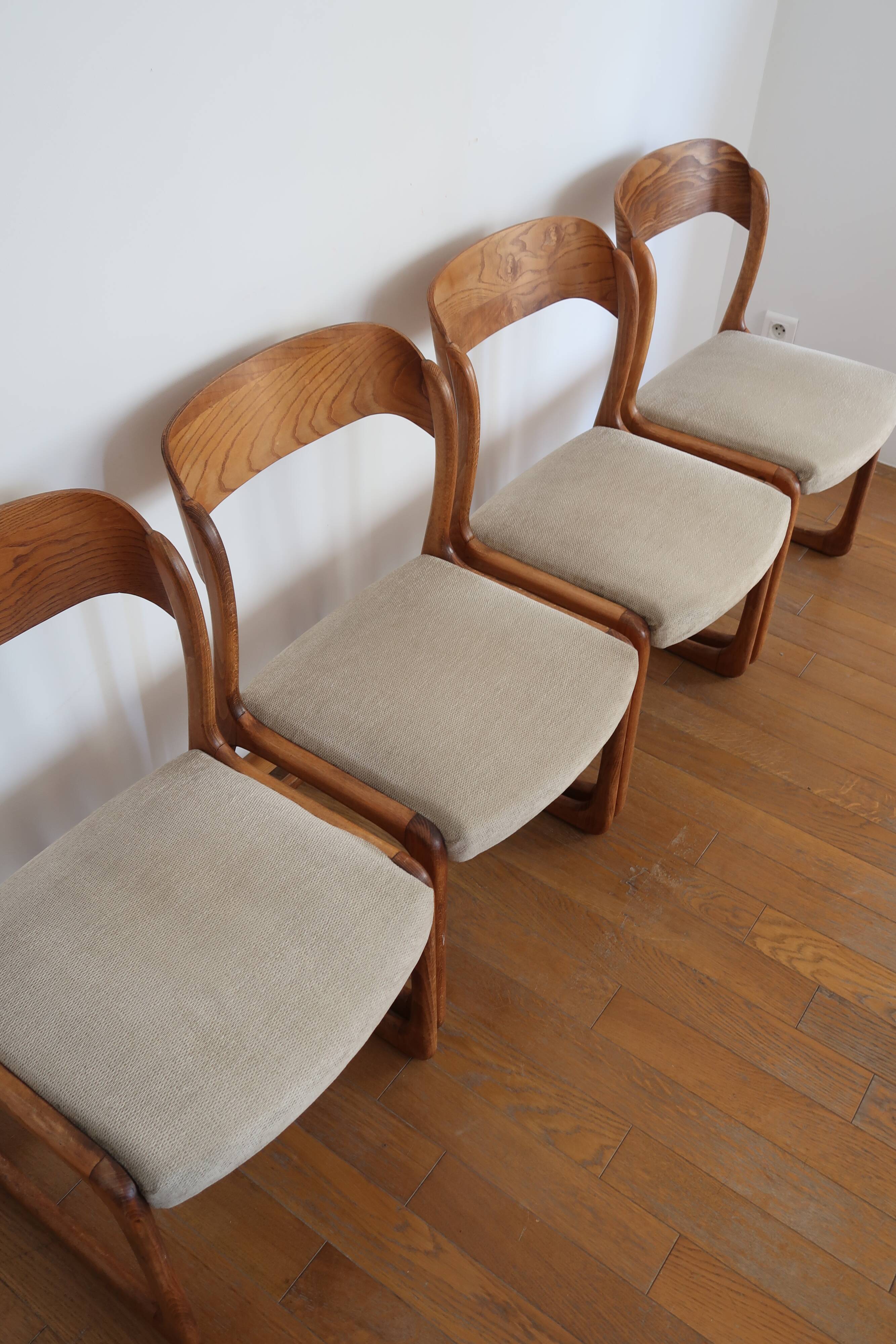 4 chairs "Sled" Baumann