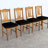 vintage dining room chairs | chairs | pine | 70's