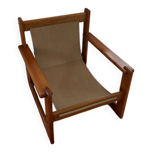 Fauteuil en Pin dans - 1970s