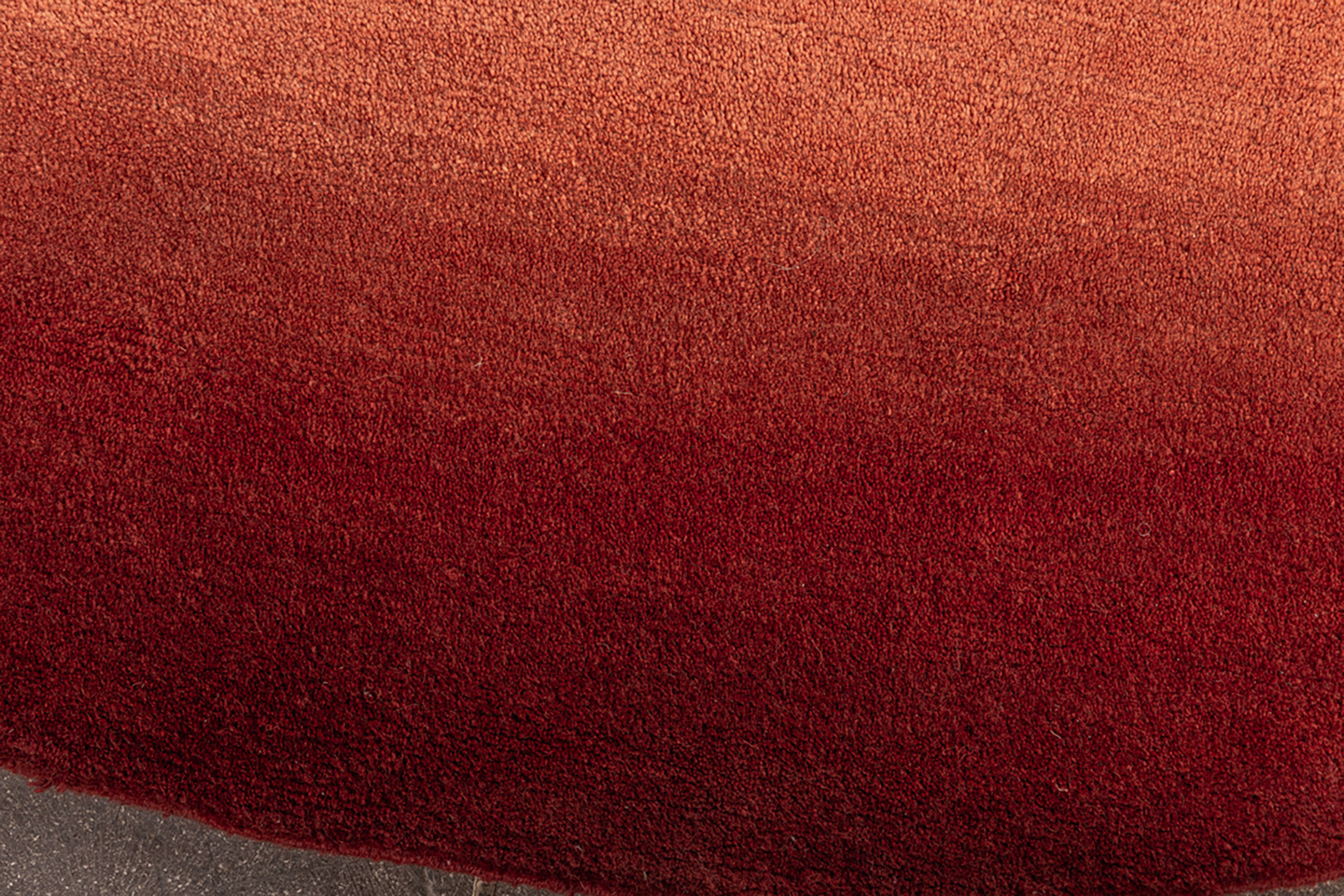 Round wool carpet, 1970s, Denmark