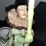 Lampe Arlequin-Pierrot art déco cubiste