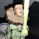Lampe Arlequin-Pierrot art déco cubiste