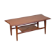 Vintage Midcentury Richard Hornby for Heal's two-tier teak coffee table. Delivery. Modern / Danish style.