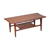 Vintage Midcentury Richard Hornby for Heal's two-tier teak coffee table. Delivery. Modern / Danish style.