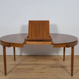 Mid-Century Teak Dining Table & Chairs by Hans Olsen for Frem Røjle, Denmark, 1960s, Set of 5