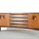 Very Rare Vintage Midcentury Elliots Of Newbury Afromosia Sideboard.