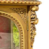 Louis XVI Style Gilded Wood Display Case