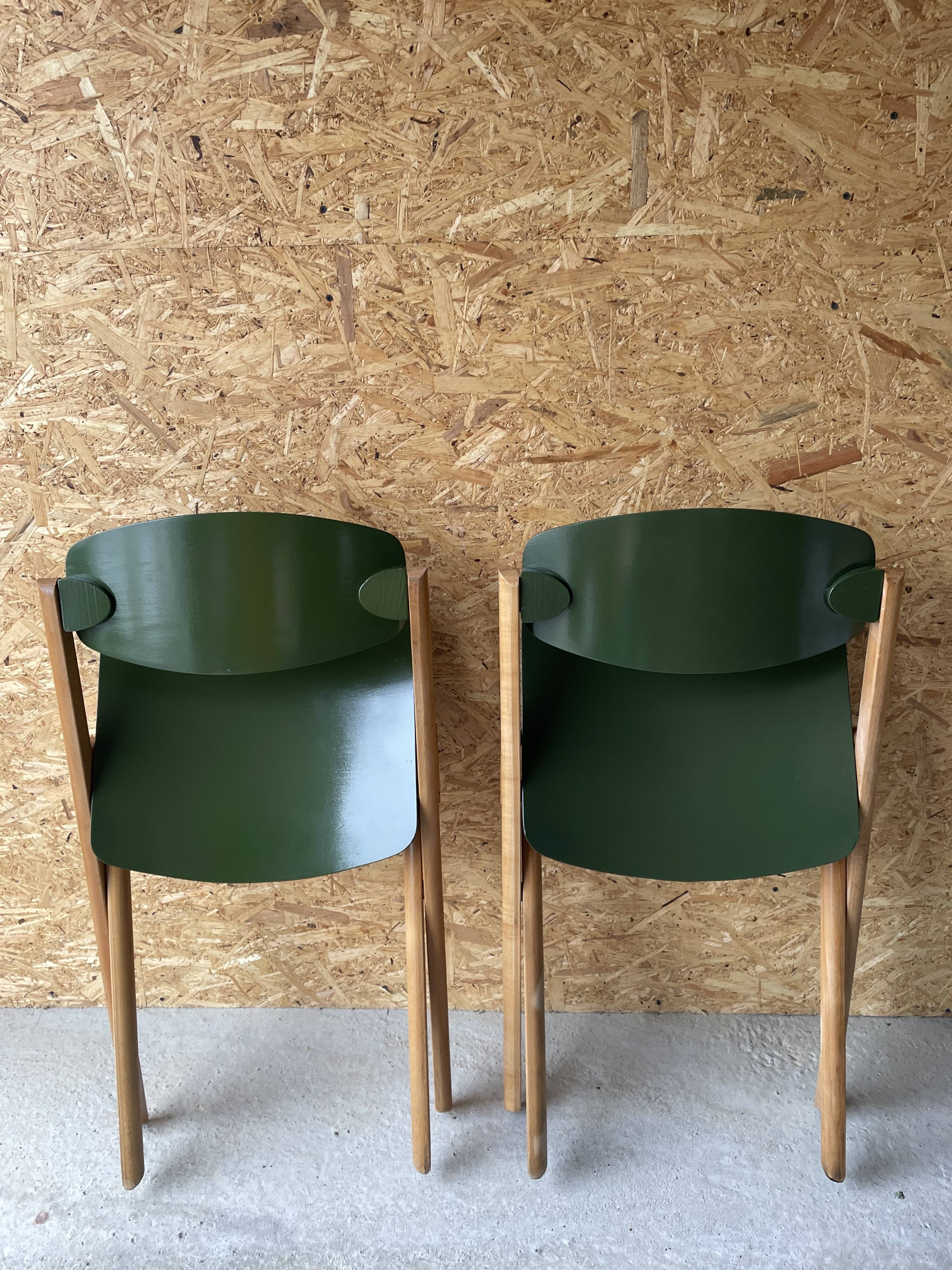 Jean-claude duboys folding chairs from the 80s