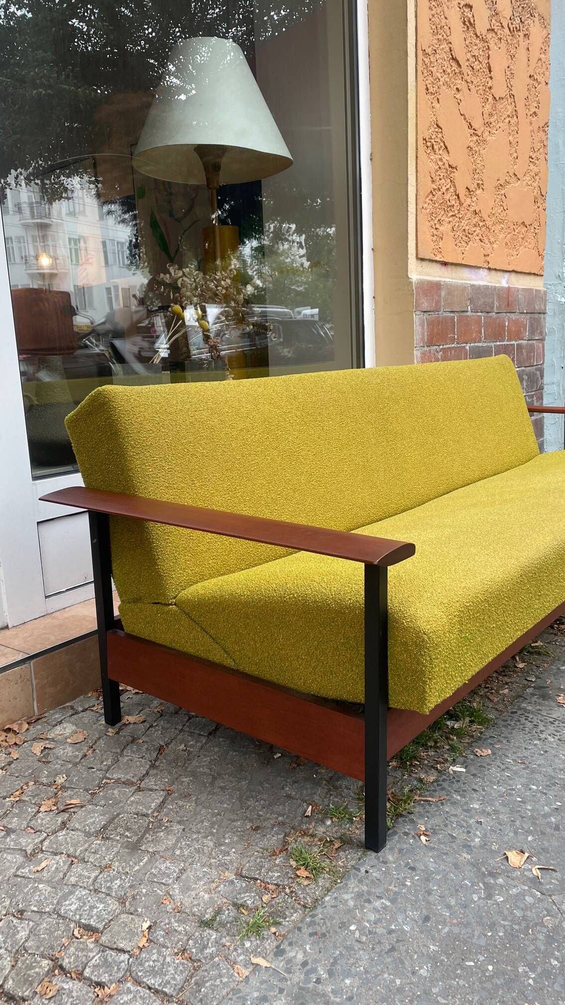 Scandinavian daybed sofa from the 60s Danish design convertible teak