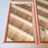 Miroir ancien triptyque 76x45cm