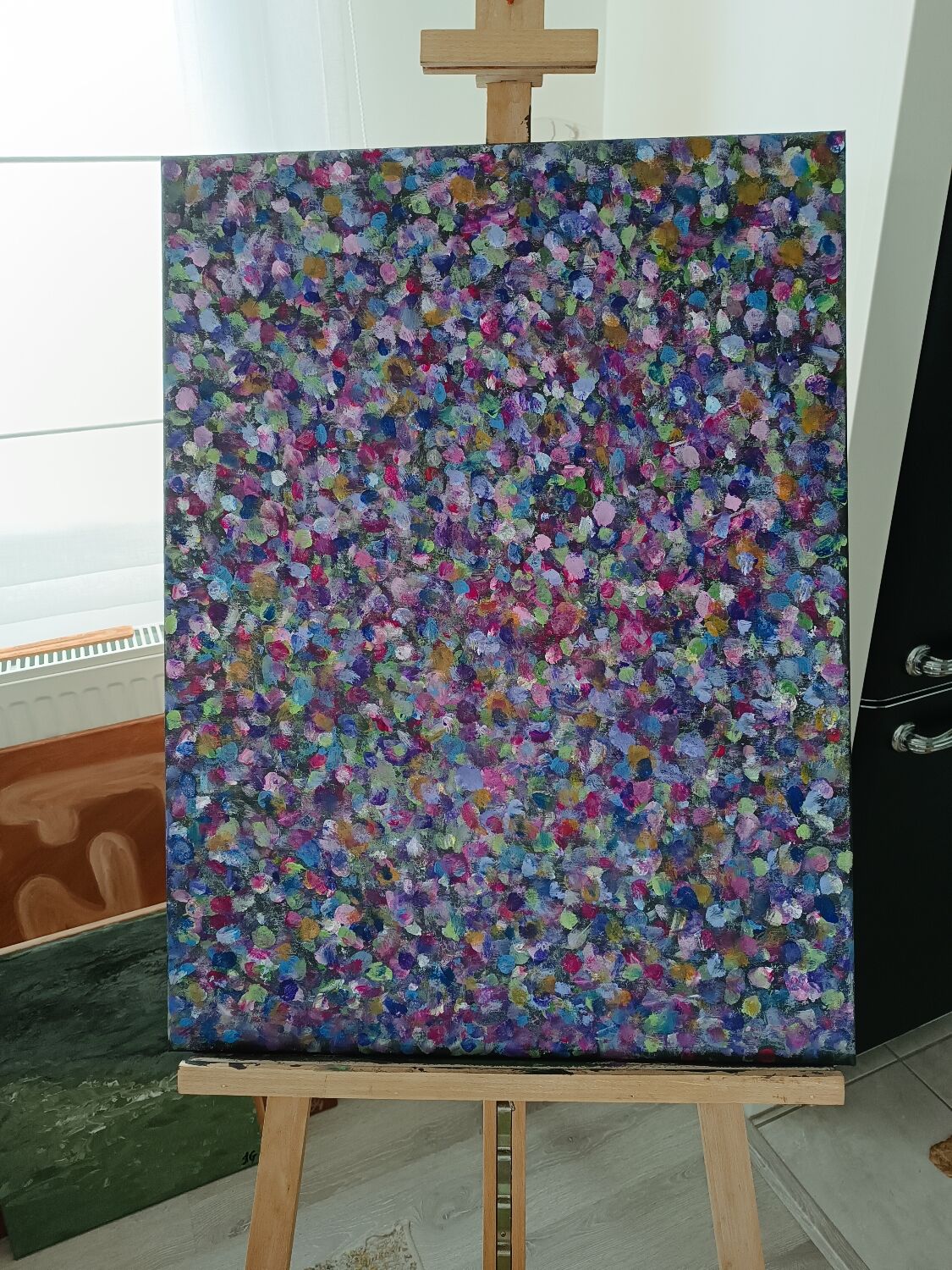 Hand painted acrylic canvas