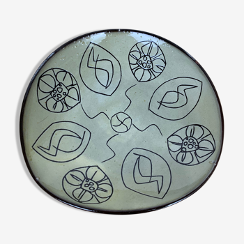 Vide poche céramique motifs géométrique vintage