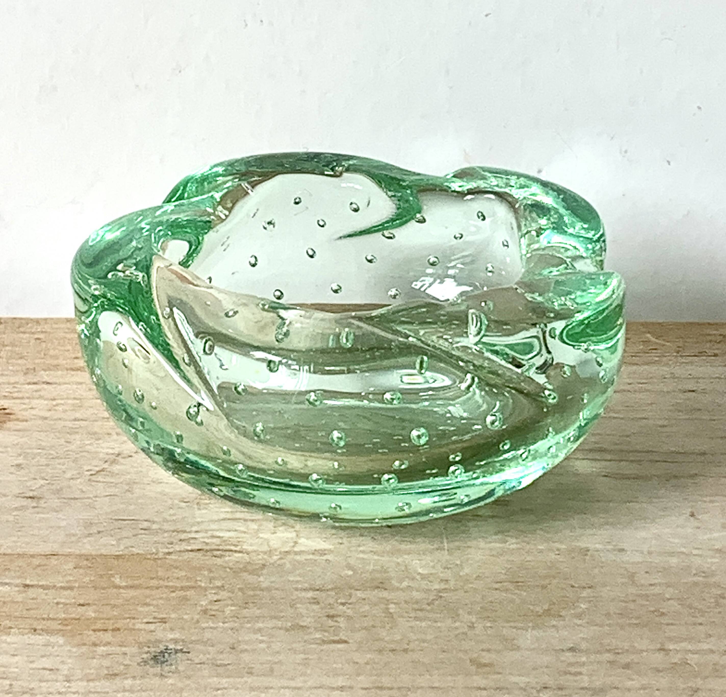 Mint bubble bowl Daum France