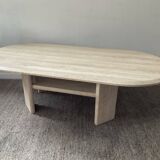 Vintage coffee table in travertine 70s