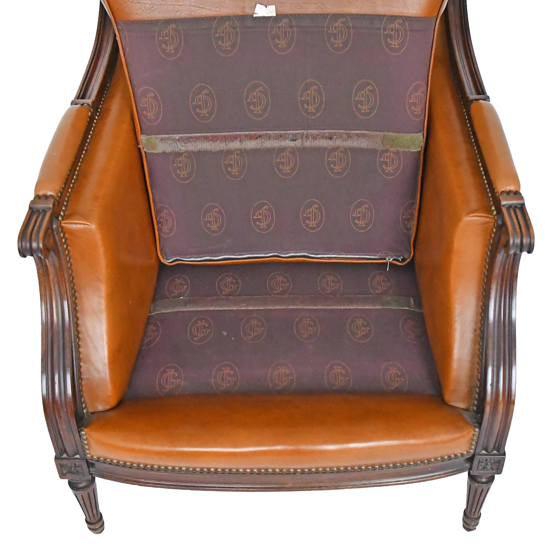 Pair of large armchairs in Louis XVI style