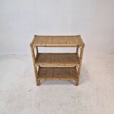 Italian Bamboo and Rattan Credenza, 1970s
