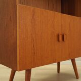 Teak bookcase, Danish design, 1970s, production: Denka