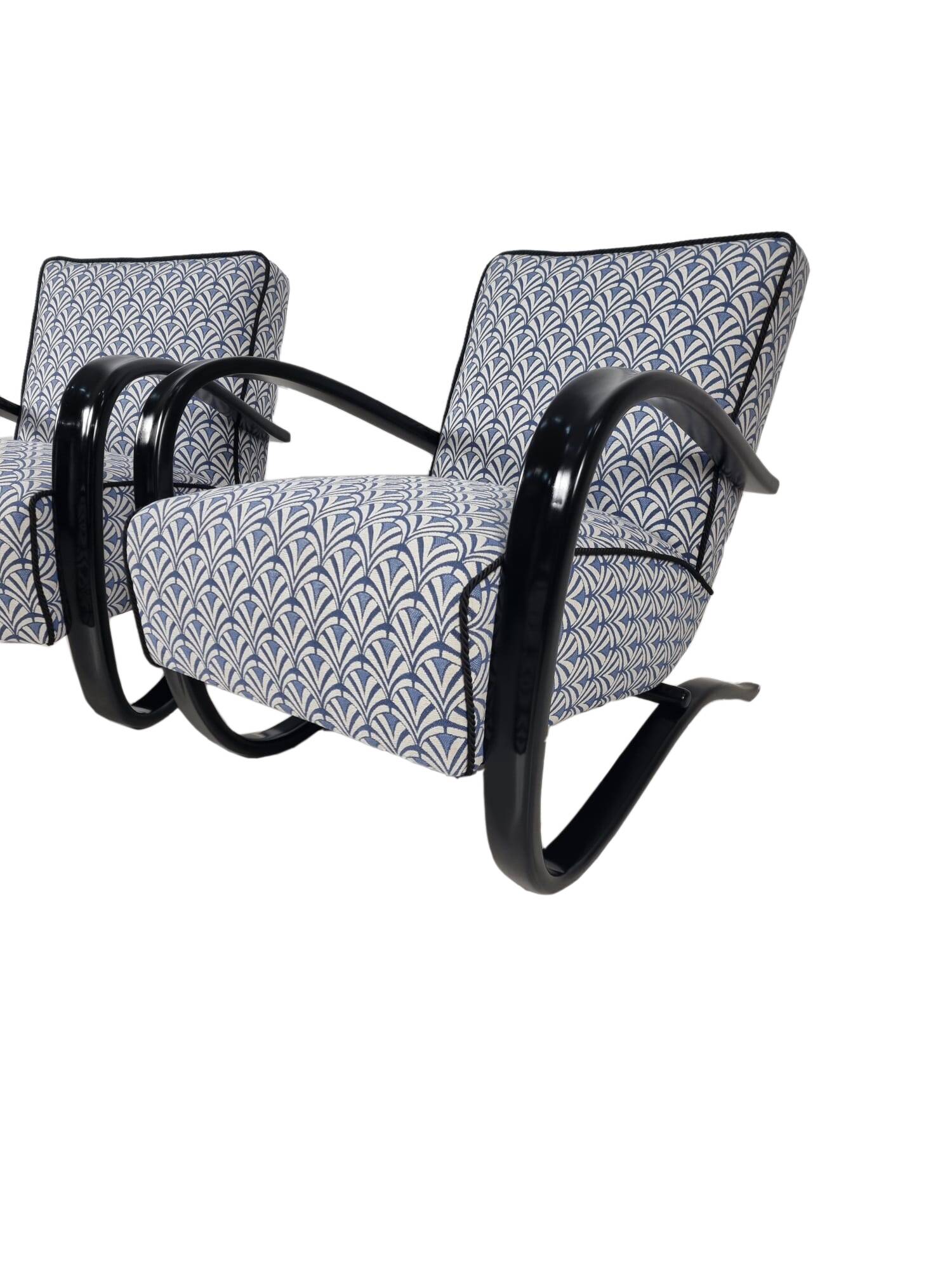 H 269 Armchairs by Jindřich Halabala for Up Závody, 1940s, Set of 2