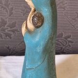 Virgin and Child in polychrome sandstone