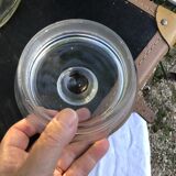 Set of 3 glass candy jars