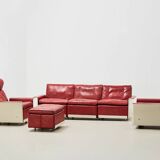 Dieter Rams Pair of Lounge Chairs + Ottoman 620 Series for Vitsoe 1962